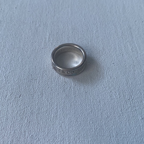 Tiffany & Co sterling silver ring size 6.5 logo T&Co - Picture 2 of 3